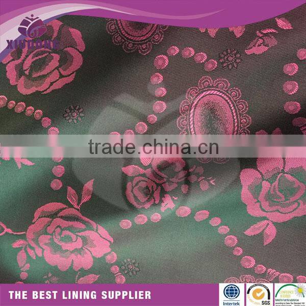 two-tone poly viscose jacquard lining fabrics for mens suits