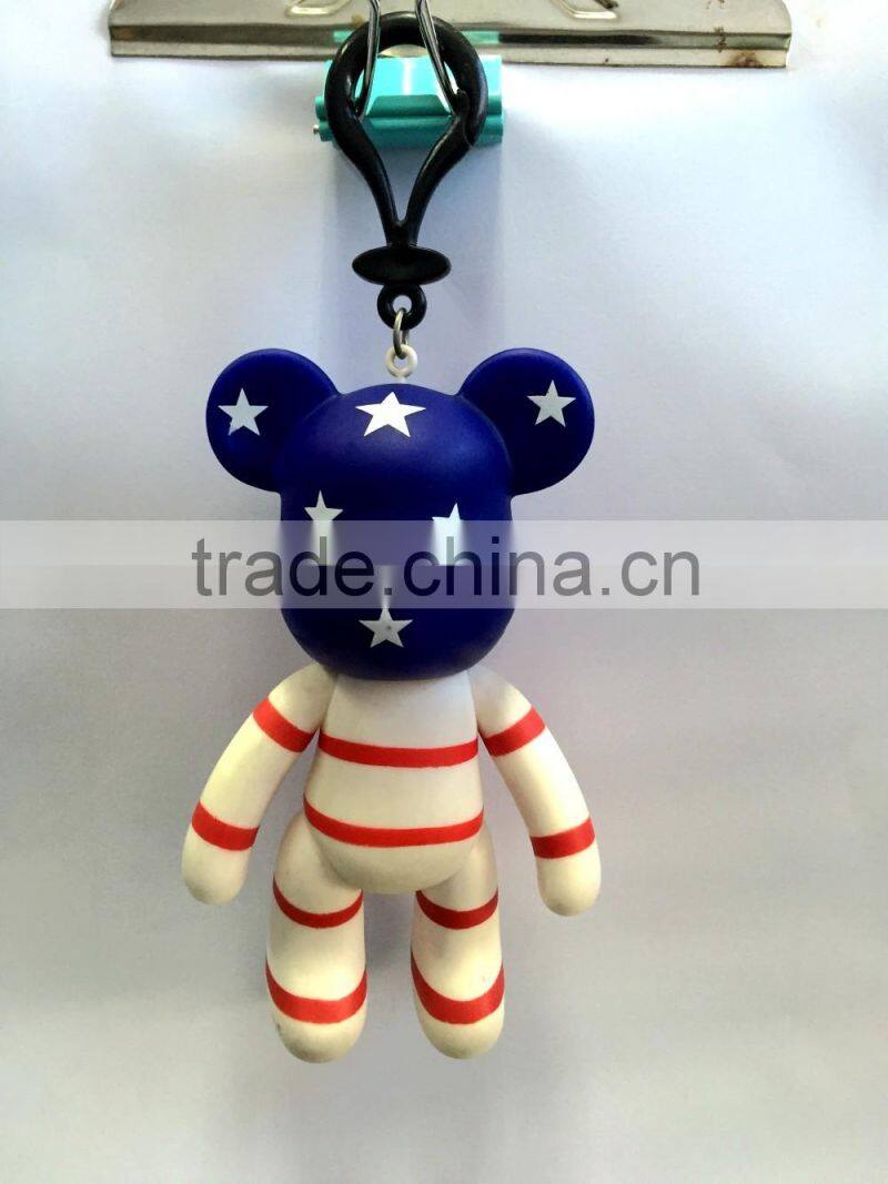 Gloomy Bear Toy, Custom Cartoon Bear Key Chain, Medium Size Bag Decoration Vinyl Toy