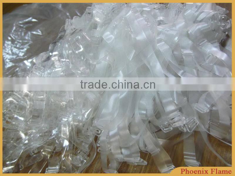 Clear one shoulder dance sports bra tops