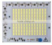 100w economy high power aluminum spot light led driver on board smd2835 led flood light pcb