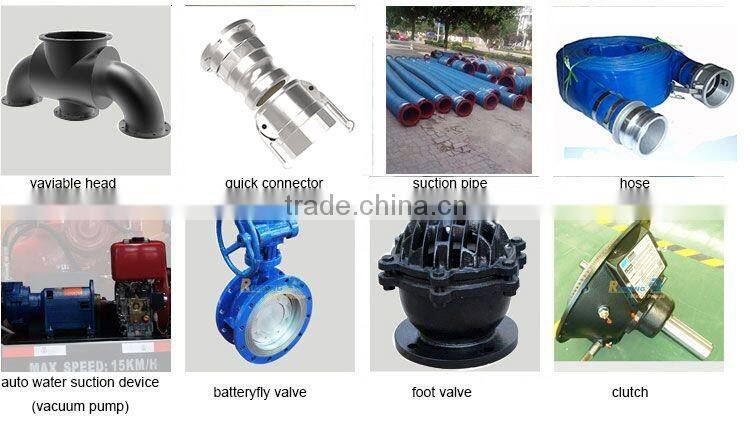 70m3hr flow agricultural irrigation diesel water pump