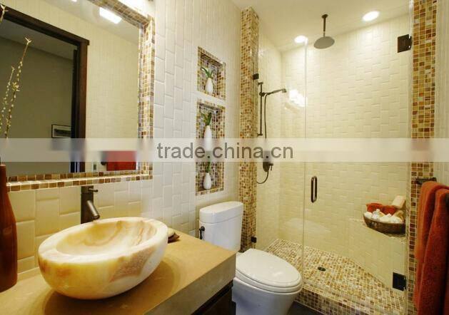 cheap mosaic tile sheets (crystal glass)