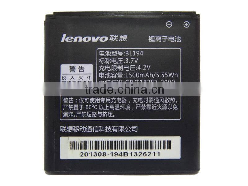 High Capacity BL194 For Lenovo A288T A298T A520 A660 A698T A690 A326 A530 A780 Battery China Mobile Phone Battery Factory Price