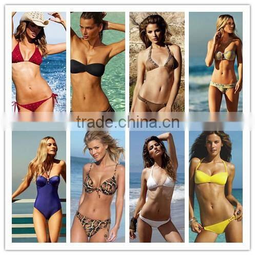 tassel thong brown tankini