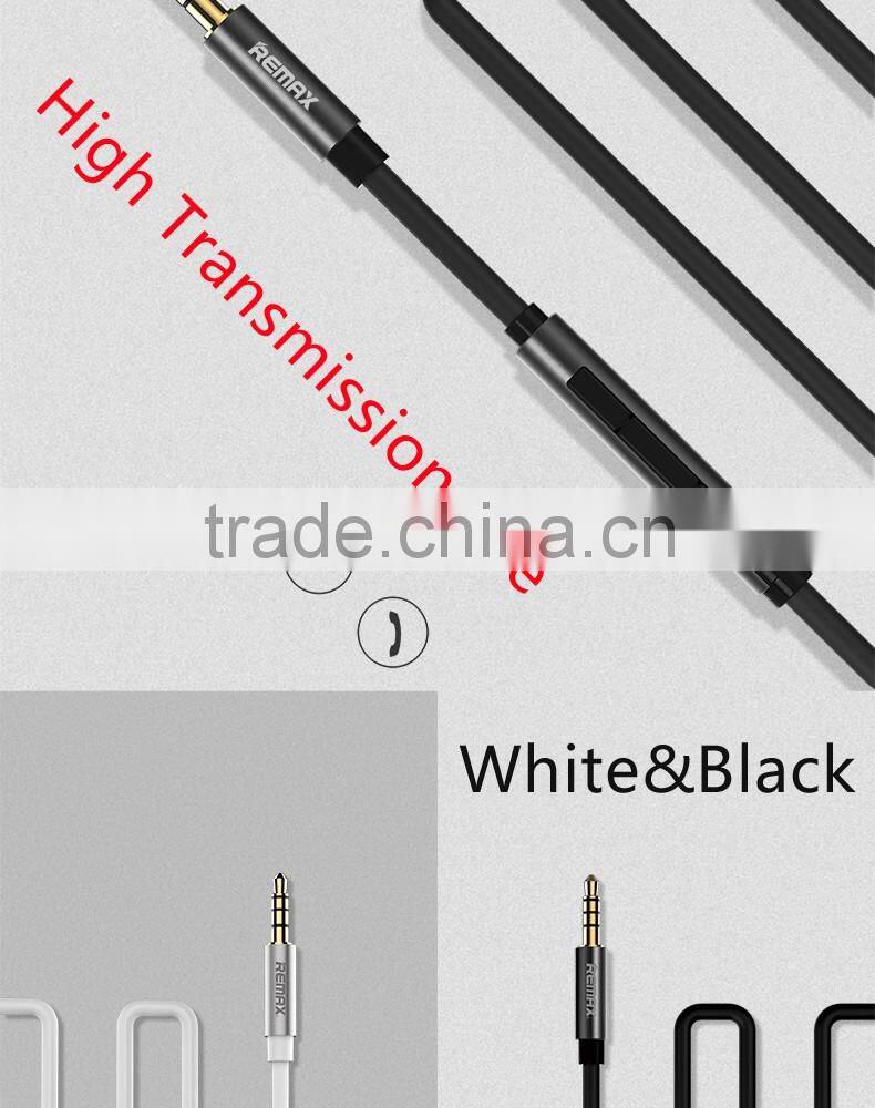 REMAX Audio cable 3.5mm male to male jack aux audio cable with 3.0mm Speaker cable