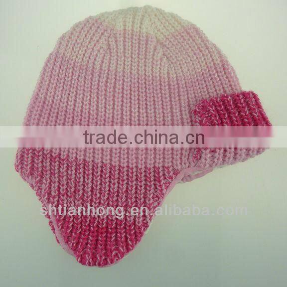 knitted fashion baby girl hat