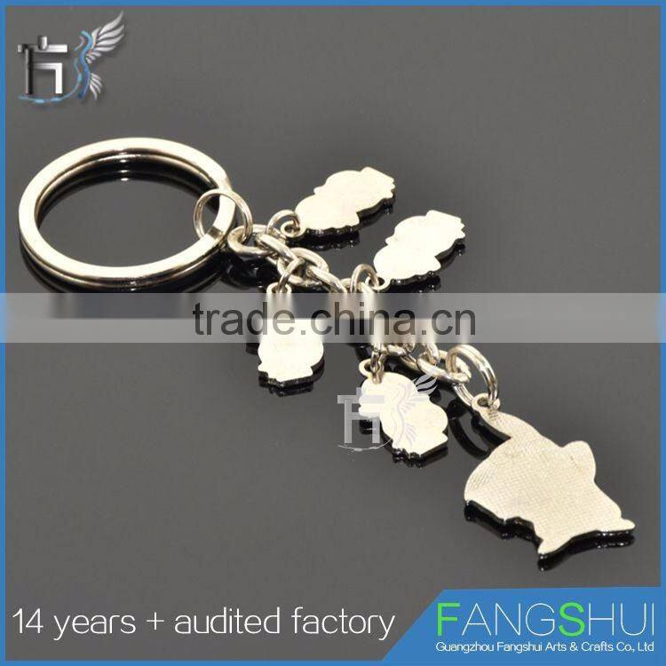 Bling keychain machine to make custom keychains led animal keychain sell