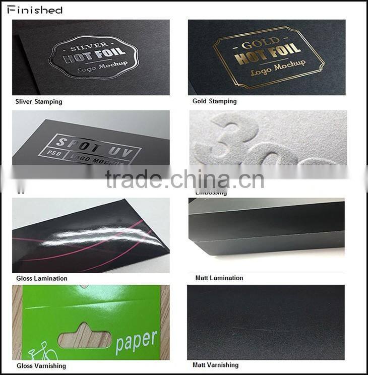 Red surface custom logo brand print kraft paper bag with paper handle