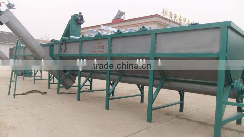 plastic recycling machine washing tank