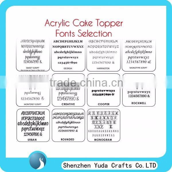 Mr&Mrs Cake Toppers For Wedding Party