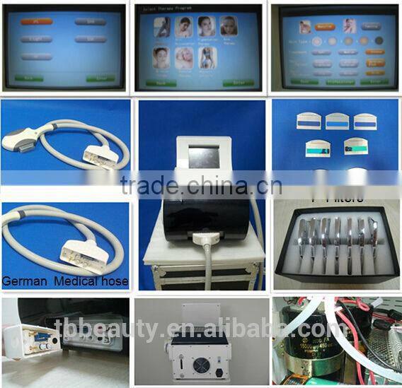 Replaceable filter diode laser for hair removal