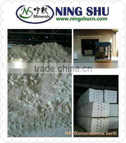 Food grade calcine diatomite/ diatomaceous earth in filtering