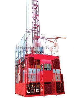 CS SC200 construction cage lifter 2ton load single-cage triple drive