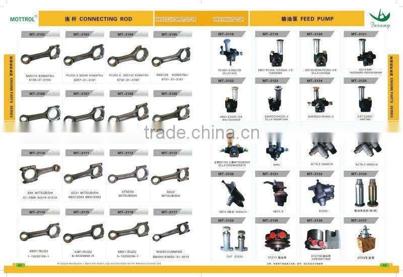 4JB1 connecting rod for excavator 8-94329692-H