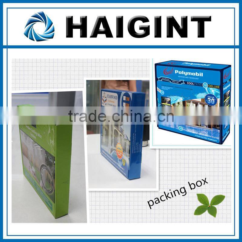E0547 DIY hand operating outdoor cooling high pressure misting system for cooling