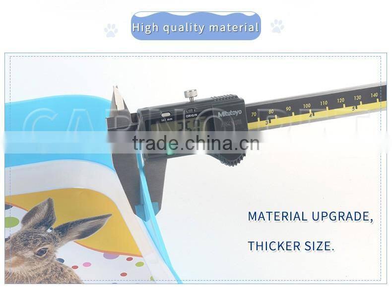 Superior plastic pet potty toilet for rabbit hamster