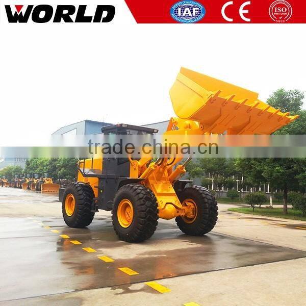 World Brand 5Ton new wheel loader with 3m3 Bucket size
