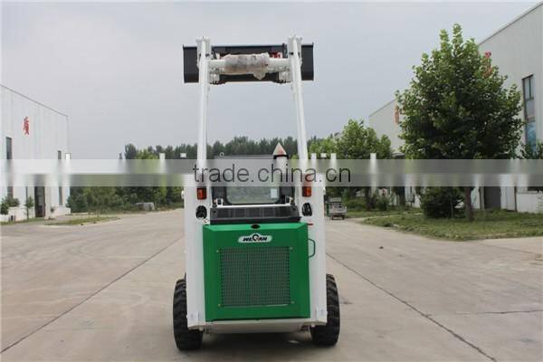 650kg Mini Loader Skid Steer 55hp Skid Steer Loader Attachments WECAN 650F Mini Skid Steer Loader