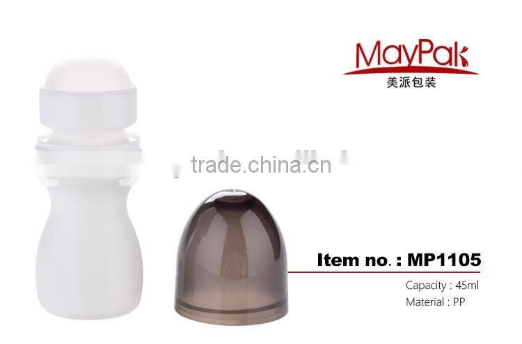 High quality plastic empty roll on deodorant packaging