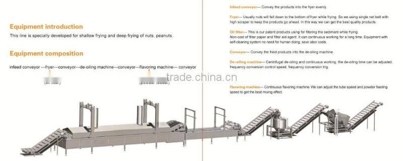 high qality ce approved continuous snack foodfrying machine 86-15154158335