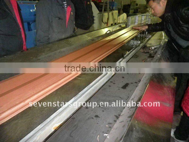Wood plastic profile production line