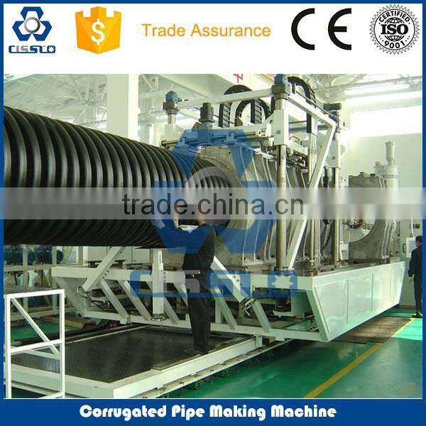 CE STANDARD HIGH PERFORMANCE PVC DOUBLE WALL CORRUGATED PIPE MAKING MACHINERY
