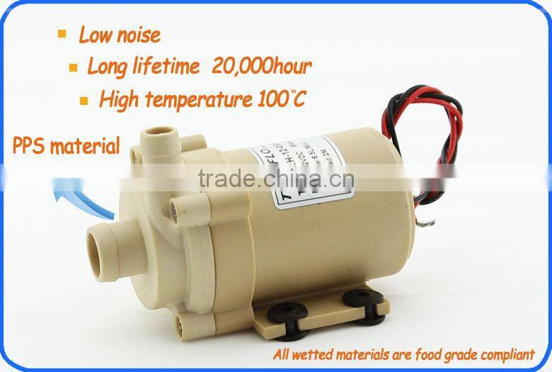 dc centrifugal 12v or 24v silent with CE ROHS approval pump for coffee dispenser