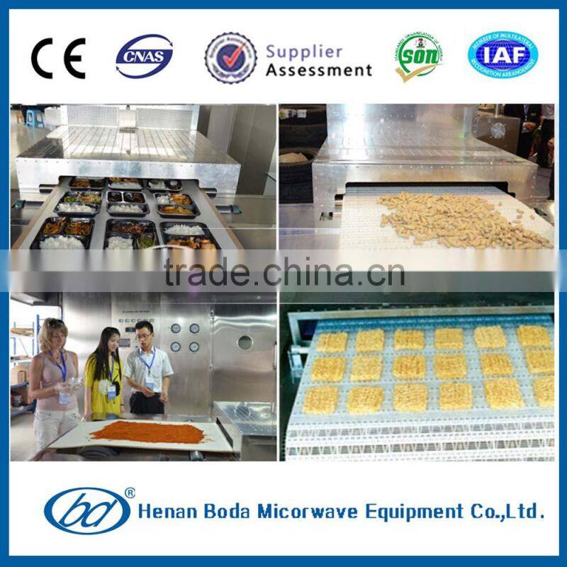 Industrial red dates/palm dates microwave drying & sterilizing machine