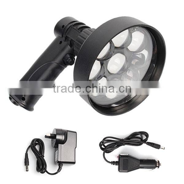 Powerful Rechargeable 27w led light for military led super bright outdoor lighting