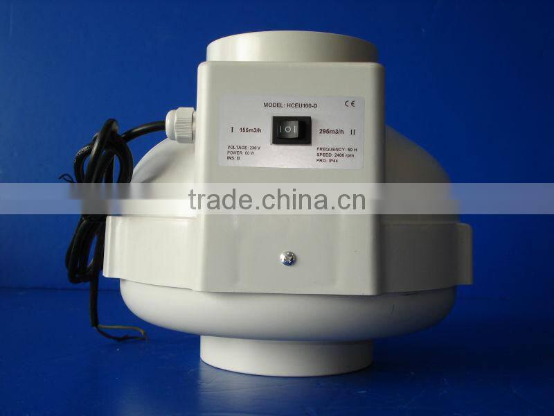 4/6/8/10/12inch inline duct fan for Hydroponics