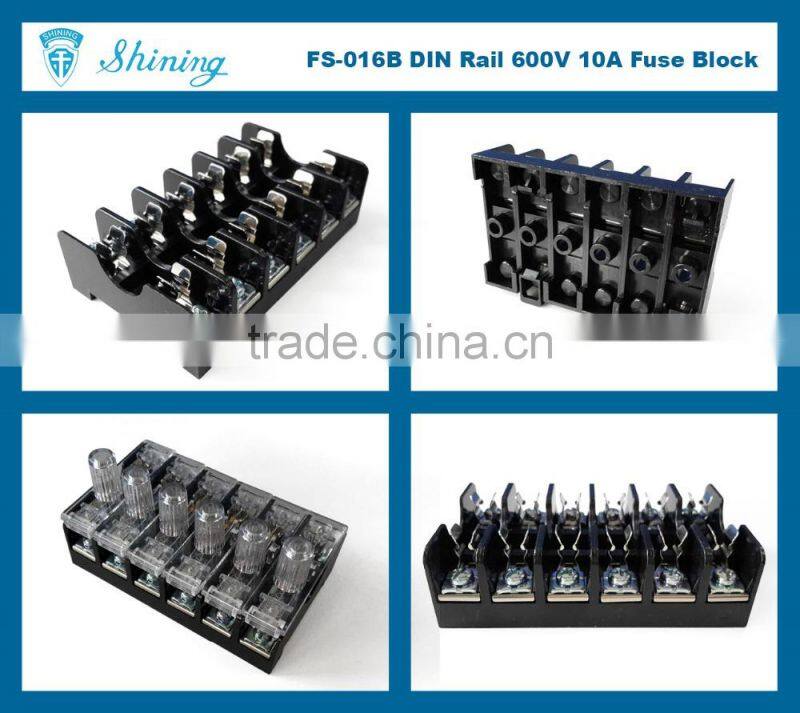 FS-016B DC Holder Connector Screw With Wire Low Voltage Fuse Bases