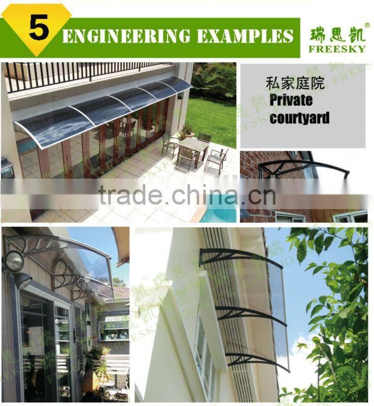 DIY kit Awnings,Sun shade awned,3mm PC solid Sheets