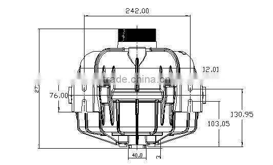 Sewage submersible gasoline water pump with centrifugal pump for sale
