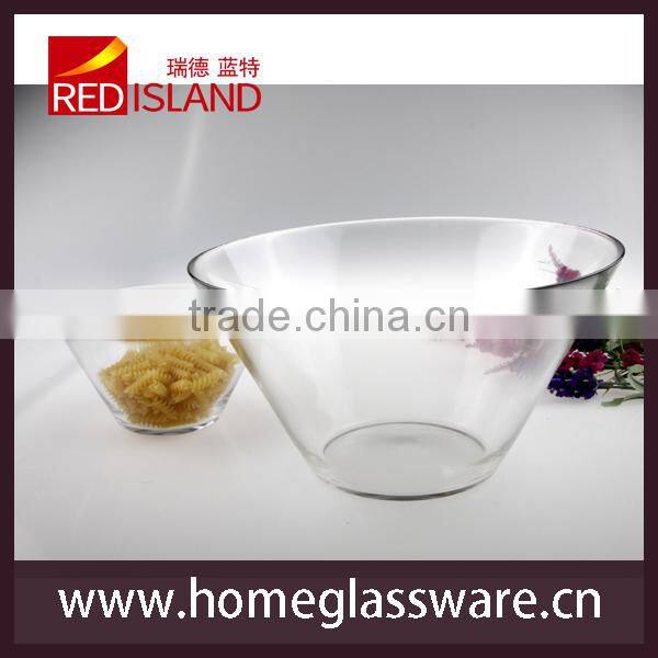 hot sale clear glass bowls for salad&soup