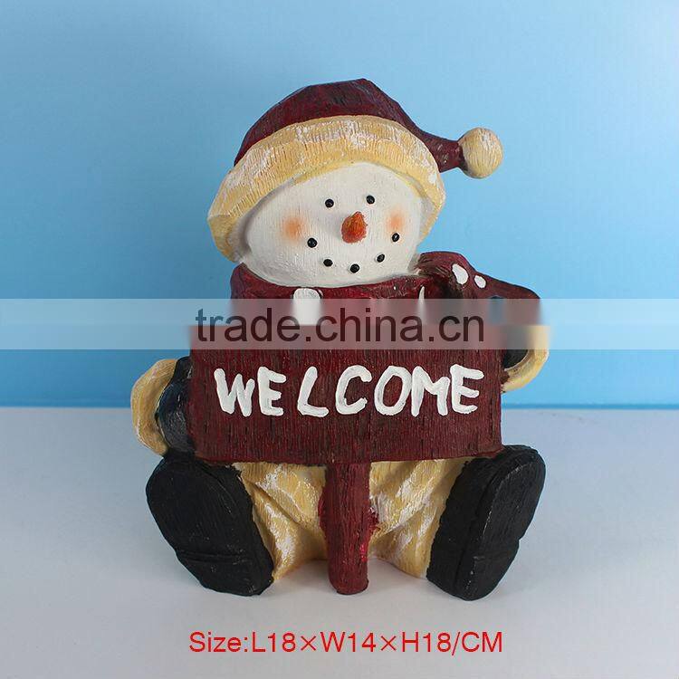 Custom christmas resin figurine wholesale