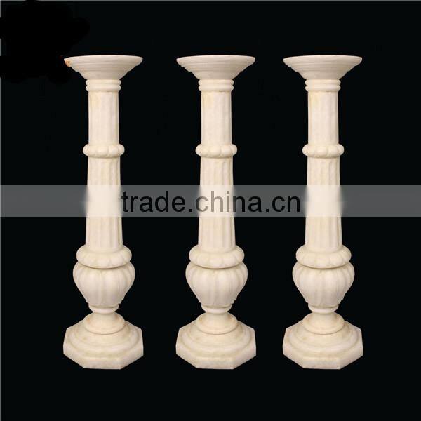 White Marble Interior Decorative Column