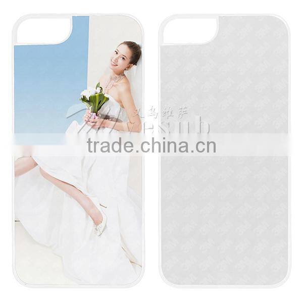 2015 New arrive fashion 2D Sublimation PC Case for iphone 5/5s/5c