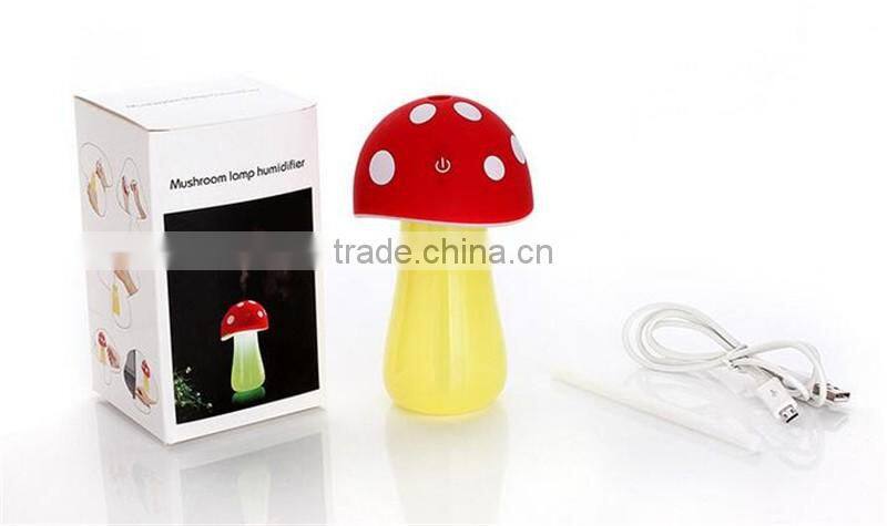 CT-738 Mini USB Humidifier Mushroom humidifier nightlights Humidifier water bottle