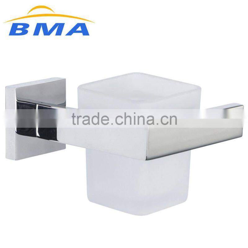 Wholesale Wall Mounted Stainless Steel Bathroom Double Cup Holder BSCI