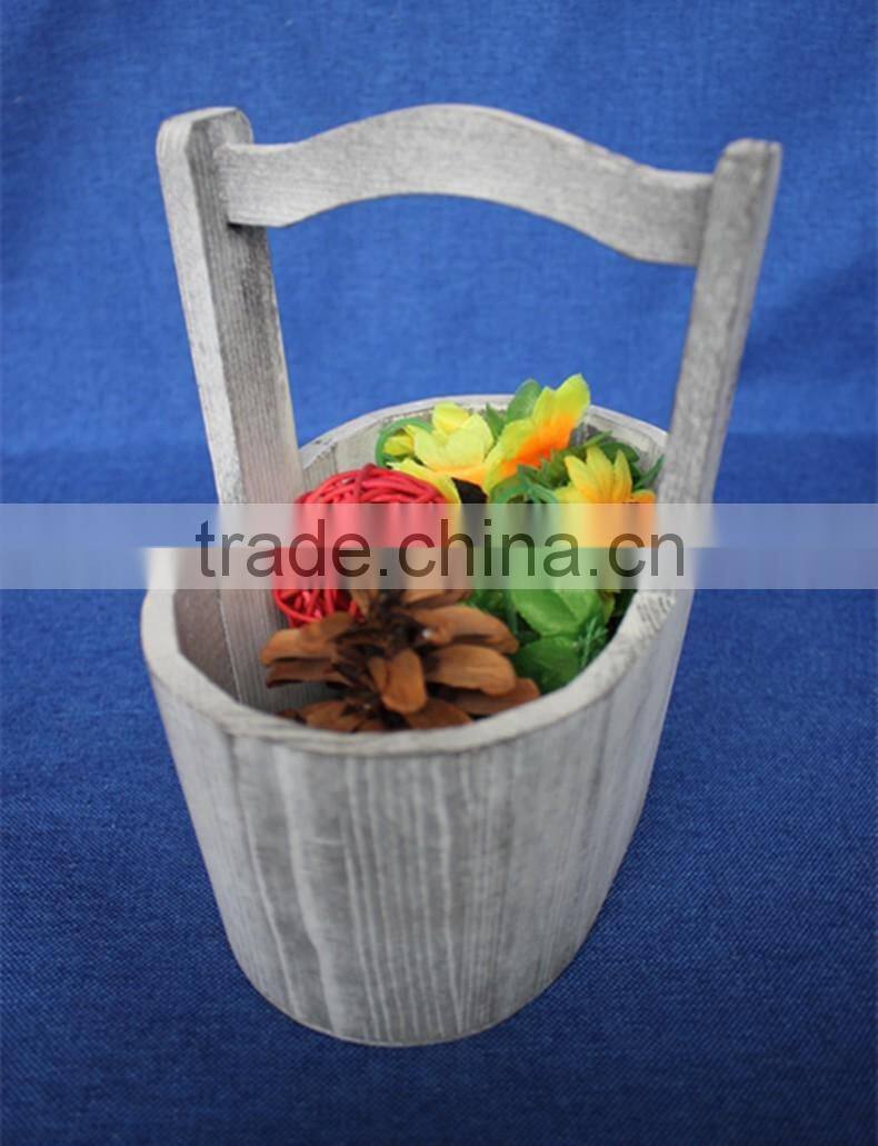 Wood pail christmas pails washing pail wooden pail for sale