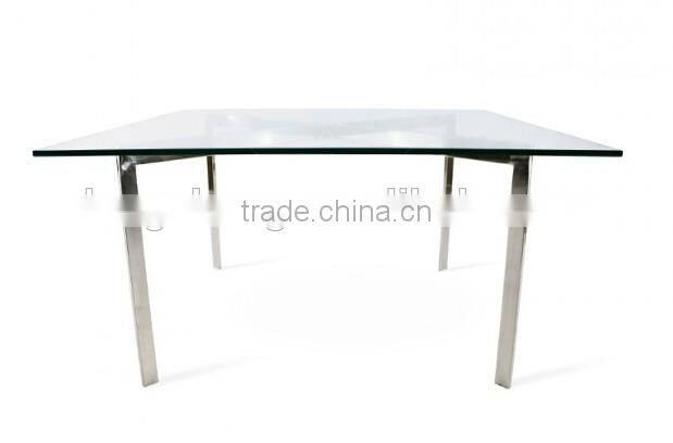 Barcelona coffee table glass coffee table