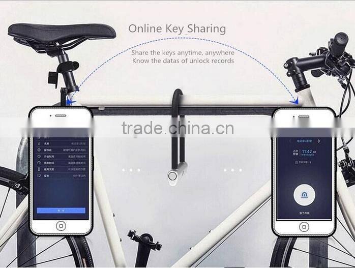 2016 new product bluetooth smart U lock smart anti theft door/bikes lock with smart phone control