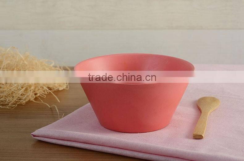 large new Eco-friendly bamboo fibre dishes disposable bowls