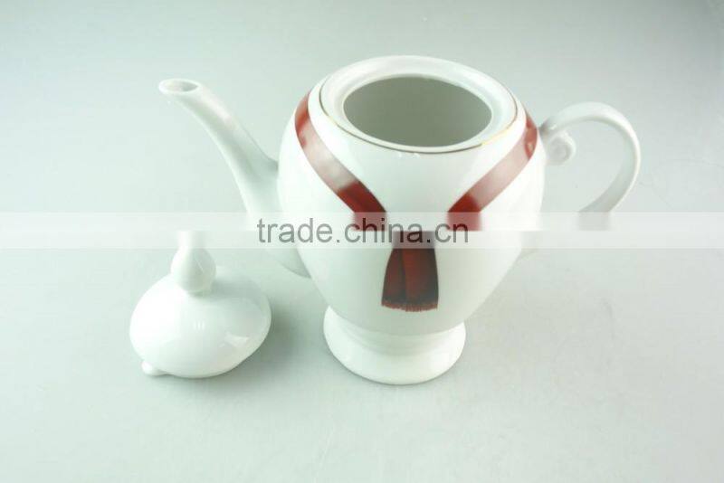 stock cheap hot sale 17pcs porcelain tea set with gift packing
