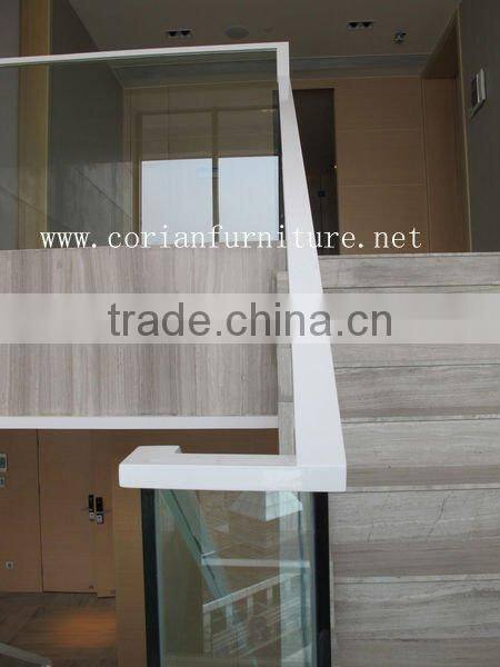 Acrylic solid surface modular design interior stairs