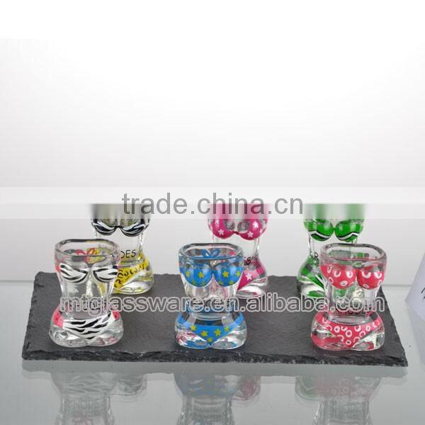 4pcs Japan sake with stone tray sets