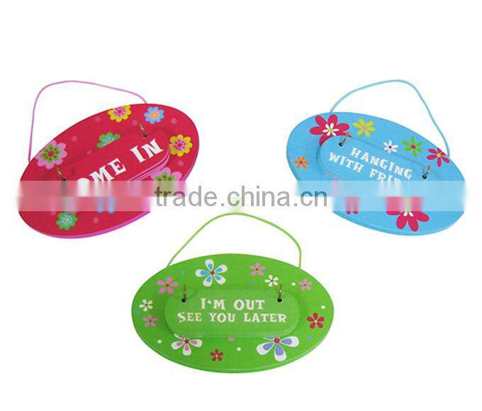 2017 cheap decorative wooden doorplate hanging doorplate doorplate