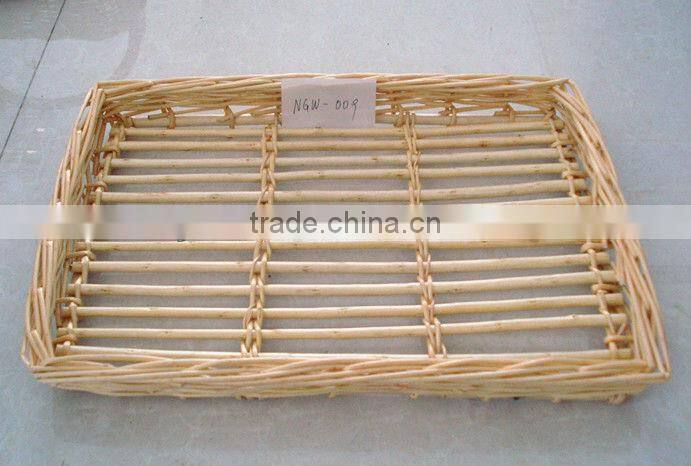 Round wicker sushi plate & wicker plate & wicker tray