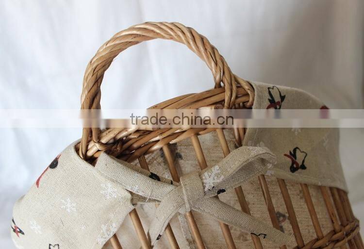 Trade assurance woven wicker cheap bread basket