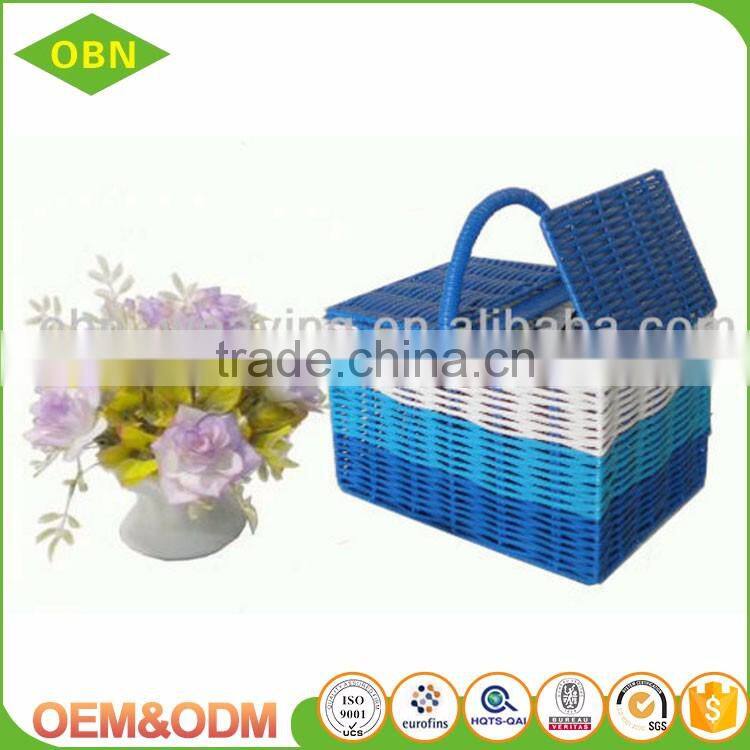 China custom excellent quality wholesale cheap handmade mini empty wicker picnic basket